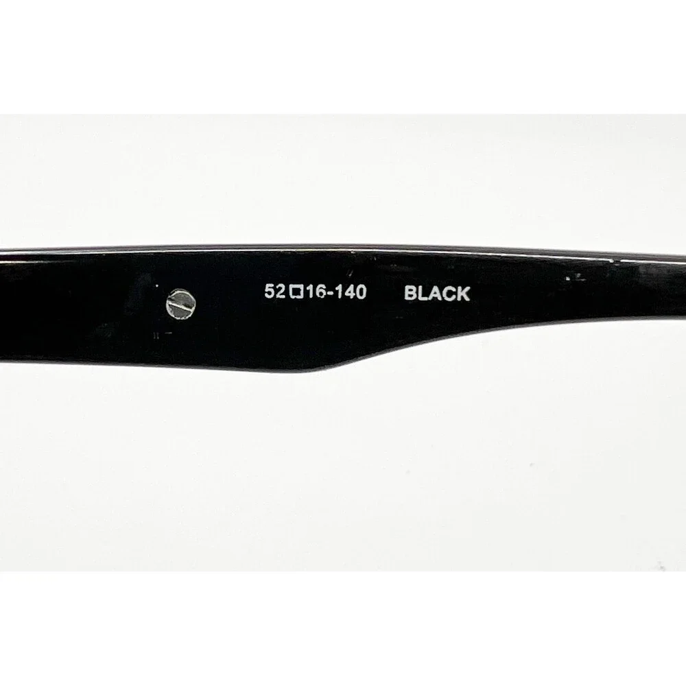 Alexander Julian Eyeglass Frames Mens Black Silver Rectangular 52-16-140
